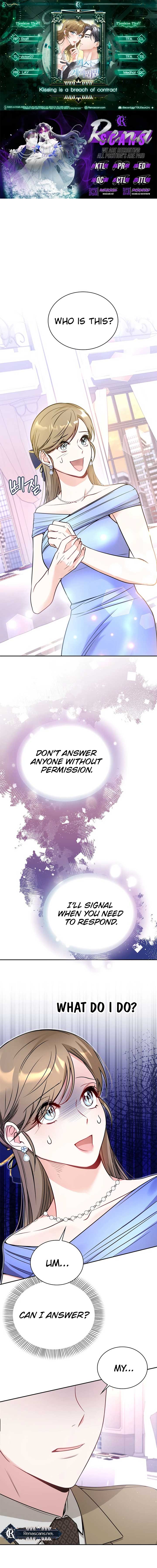 Kissing Is a Violation of Contract Chapter 12 1