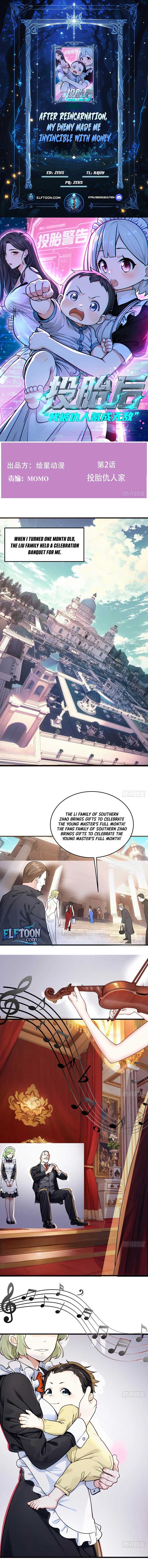 After Reincarnation, My Enemy Made Me Invincible with Money Chapter 2 1