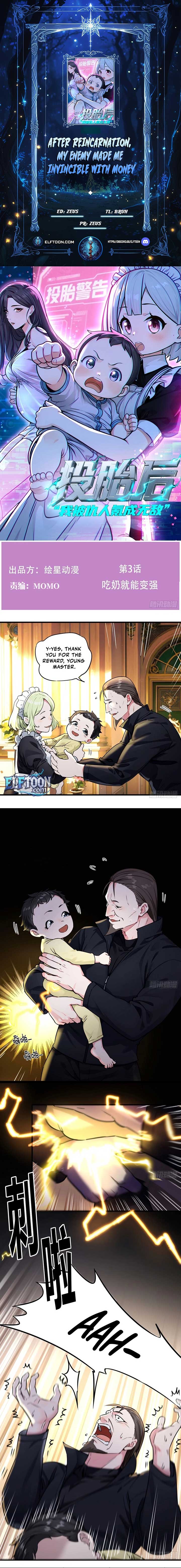 After Reincarnation, My Enemy Made Me Invincible with Money Chapter 3 1