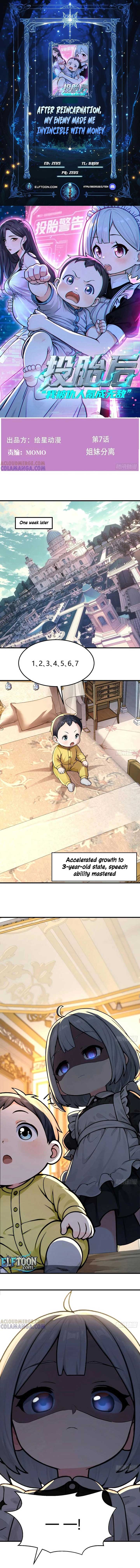 After Reincarnation, My Enemy Made Me Invincible with Money Chapter 7 1