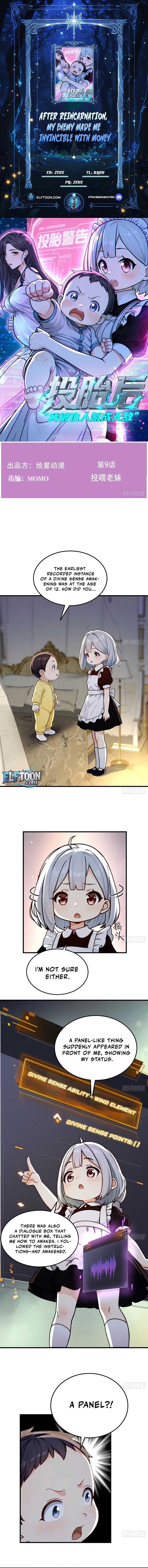 After Reincarnation, My Enemy Made Me Invincible with Money Chapter 9 1