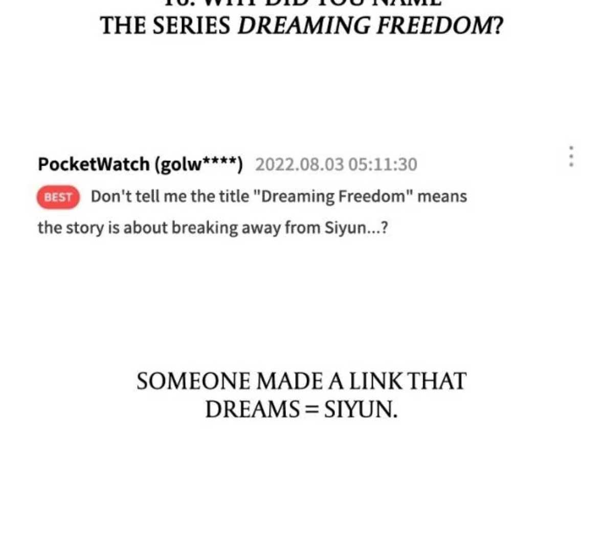 Dreaming Freedom Chapter 184.5 88