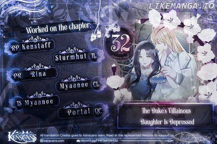 The Duke’s Villainous Daughter Is Depressed Chapter 32 1