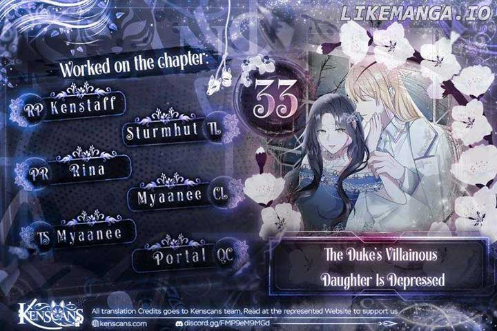 The Duke’s Villainous Daughter Is Depressed Chapter 33 1